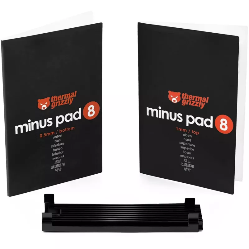 Parte del sistema di raffreddamento Thermal Grizzly TG-M2SSD-ABR nero