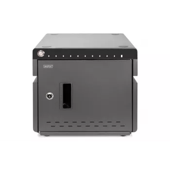 Digitus armadietto di ricarica desktop mobile per 10 notebook/tablet fino a 13 pollici, UV-C, USB-C