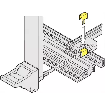 SCHROFF CLIP ESD IEEE (50PCS/KIT) - Accessorio per rack (24560256)