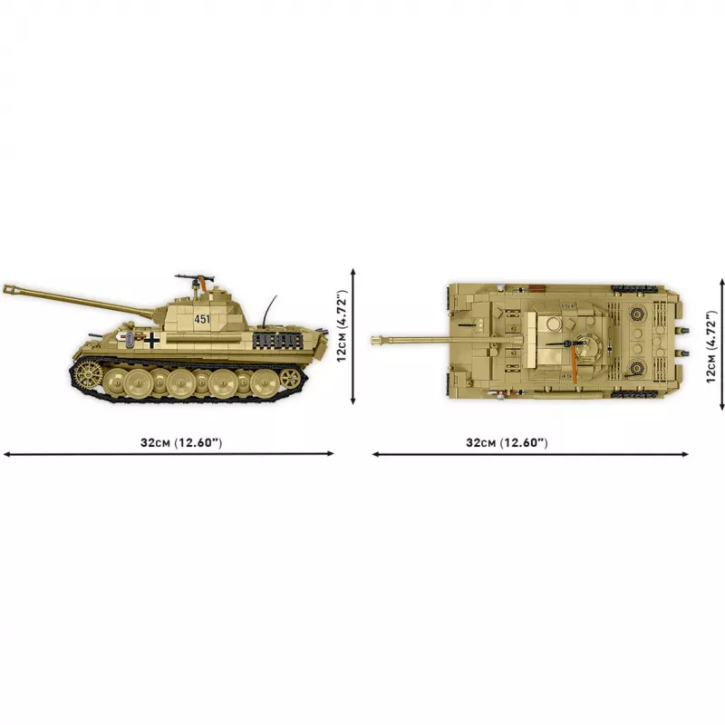 Mattoncini carro armato V Panther G Pudel 1133 pezzi