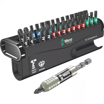 Wera 05057697001 Bit-Check 30 Impaktor 2 set di punte
