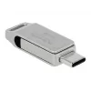 Chiavetta USB DeLOCK 64 GB USB-C Type-A girevole case in metallo