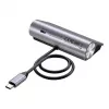 Hub USB Unitek H1337AGY01 – 4 porte (2×USB-C, 2×USB-A), fino a 5 Gbit/s per porta, alluminio, argento