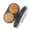 Giles & Posner EK6700GSPPVDE Macchina per waffle a doppio cuore