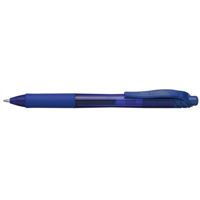 Penna a sfera retrattile con clip Pentel Energel X 1.0 blu
