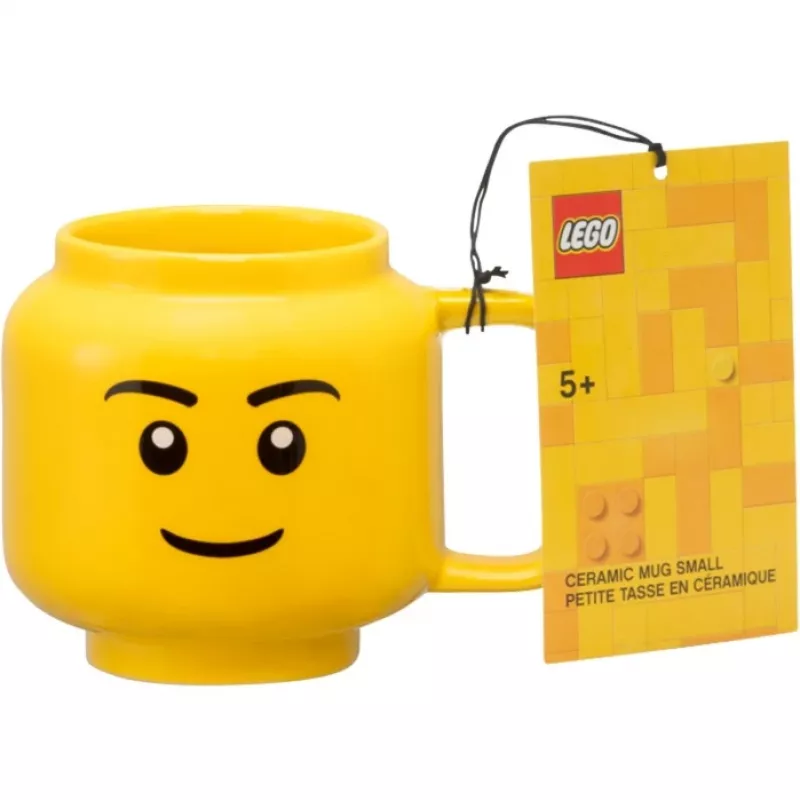 LEGO tazza in ceramica Boy, piccola, gialla