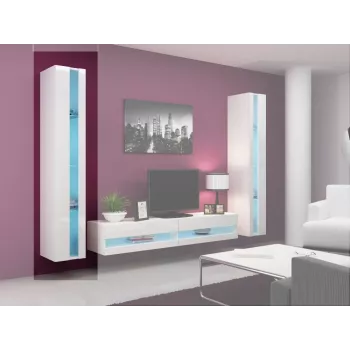 Scaffale Cama VIGO NEW 180/40/30 bianco/bianco lucido