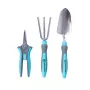Set attrezzi da giardino Extralink 3 pezzi — pala, cesoie, rastrello