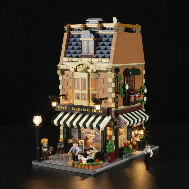 Lumibricks Buch-Café, giocattolo da costruzione