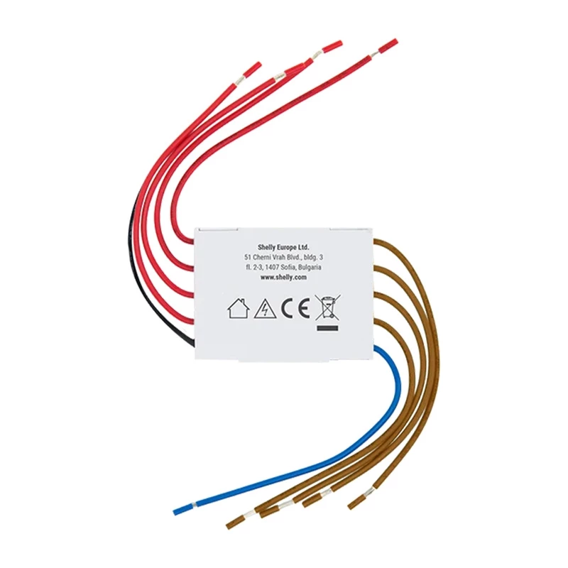 Disaccoppiatore a 4 canali Shelly Shelly_4CD 230V – interfaccia relè per guida DIN per quattro circuiti