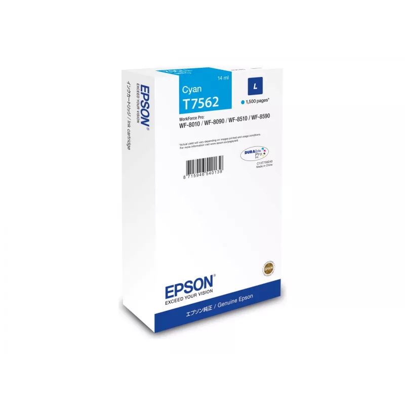 Epson C13T75624N Cartuccia inchiostro 1 pezzo originale ciano
