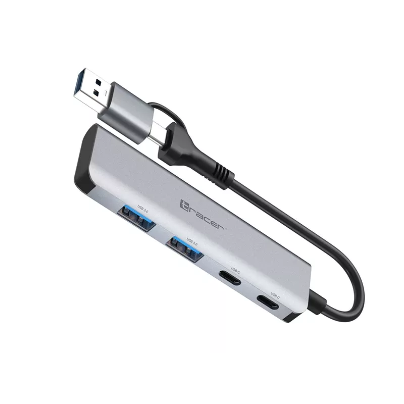 TRACER ADATTATORE A-5 USB Type-C a USB-A 2x USB-A + 2x USB-C