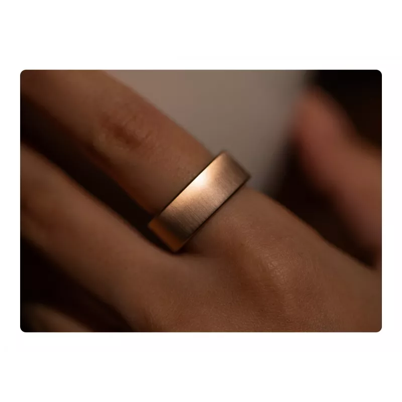 Ultrahuman Ring Air, oro rosa, taglia 10