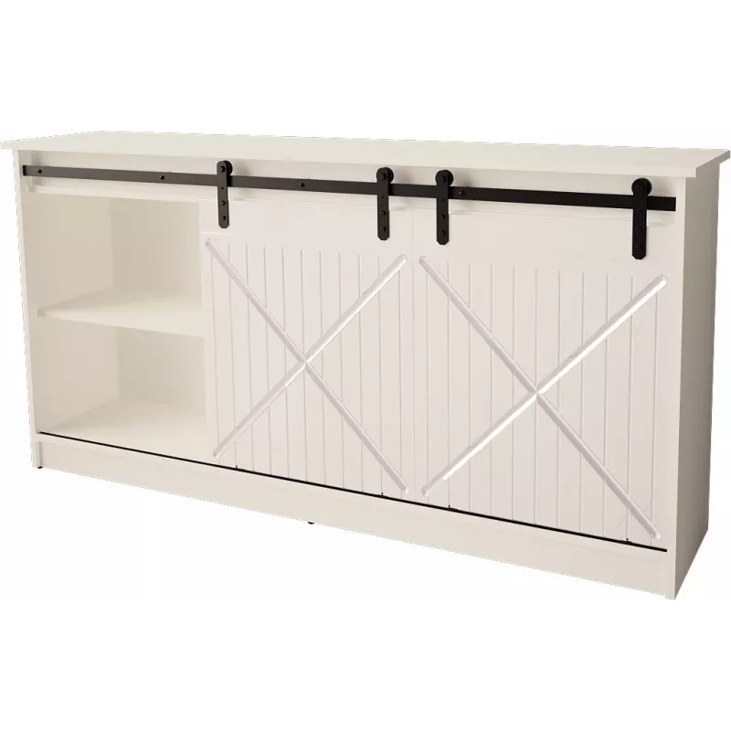 Cassettiera 160x80x35 GRANERO bianco/lucido bianco