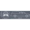 Gioco di costruzione assemblabile Cobi RAM 3500 Camion dei pompieri COBI-24612 set modello 2 in 1