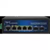 Switch PoE industriale managed ALLNET ALL-SGI8106PMJ 4 PoE + 2 porte uplink