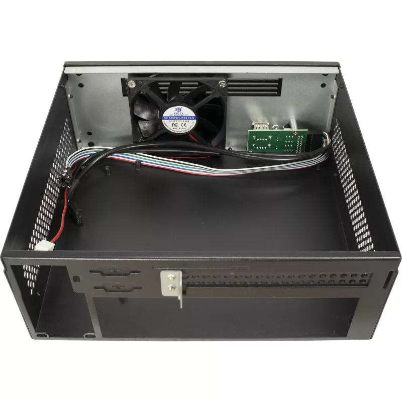 Case PC INTER-TECH S21 nero/argento ATX supporto per 6 ventole