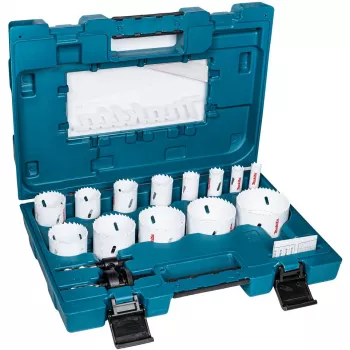 Makita - Set seghe a tazza - per legno, plastica, alluminio, acciaio - 16 pezzi (D-63993)