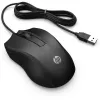 HP mouse con cavo 105, per destrimani e mancini, ottico, USB Type-A, 1600 DPI, nero