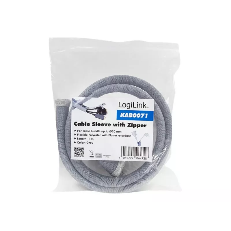 Guaina per cavi LogiLink KAB0071 grigio