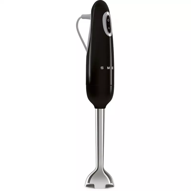 Frullatore a immersione Smeg HBF03BLEU — 700 W Frullatore a mano, 1,4 L bicchiere, lama in acciaio inox, nero