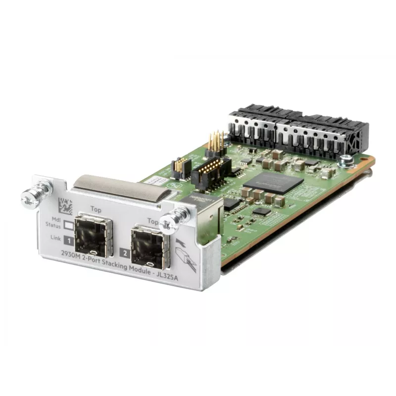 Hewlett Packard Enterprise HPE Aruba - modulo di stacking di rete 2 - per HPE Aruba 2930M 24 Smart Rate POE+ 1-Slot (JL325A)