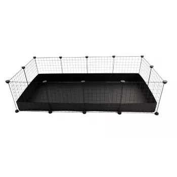 Gabbia modulare C&C 3x2 145 x 75 cm nero