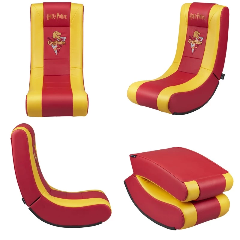 Sedia gaming per console Subsonic SA5610-H1 seduta imbottita rosso giallo