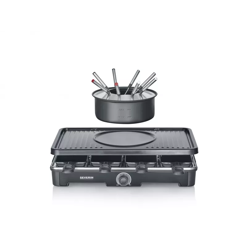 Raclette Severin RG 2347 8 persone 1400 W nero