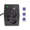 Qoltec Monolith UPS (gruppo di continuità) doppia conversione (online) 1 kVA 600 W 2 prese Schuko
