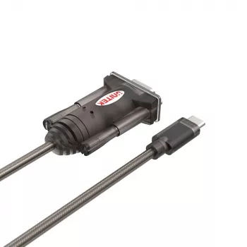 Cavo seriale Unitek Y-1105K – 1,5 m nero, connettore maschio DB-9 su connettore maschio DB-9