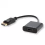 Savio CL-55 adattatore per cavo video 0,2 m DisplayPort HDMI Type A (standard) nero