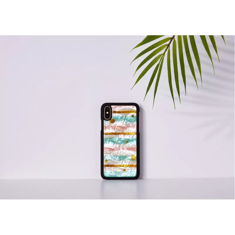 iKins Pop Mint custodia per iPhone XS/X, nera