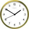 NeXtime orologio da parete 2523gw Arabic, Ø44 cm, da parete, oro/bianco