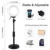 Lampada LED ad anello Puluz con treppiede regolabile PU391