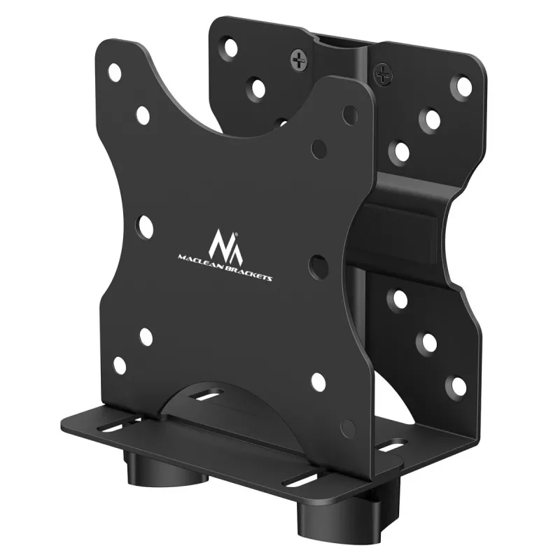 Supporto per mini computer MACLEAN MC-115B — supporto compatto regolabile in altezza per piccoli case PC
