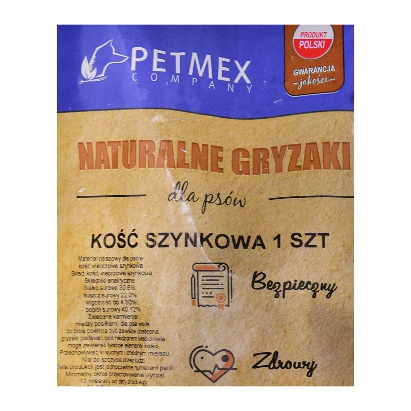 PETMEX Osso di prosciutto - snack da masticare per cani - 1 pz.