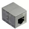 Giunto modulare RJ-45 VALUE Cat.6 schermato argento