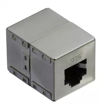Giunto modulare RJ-45 VALUE Cat.6 schermato argento