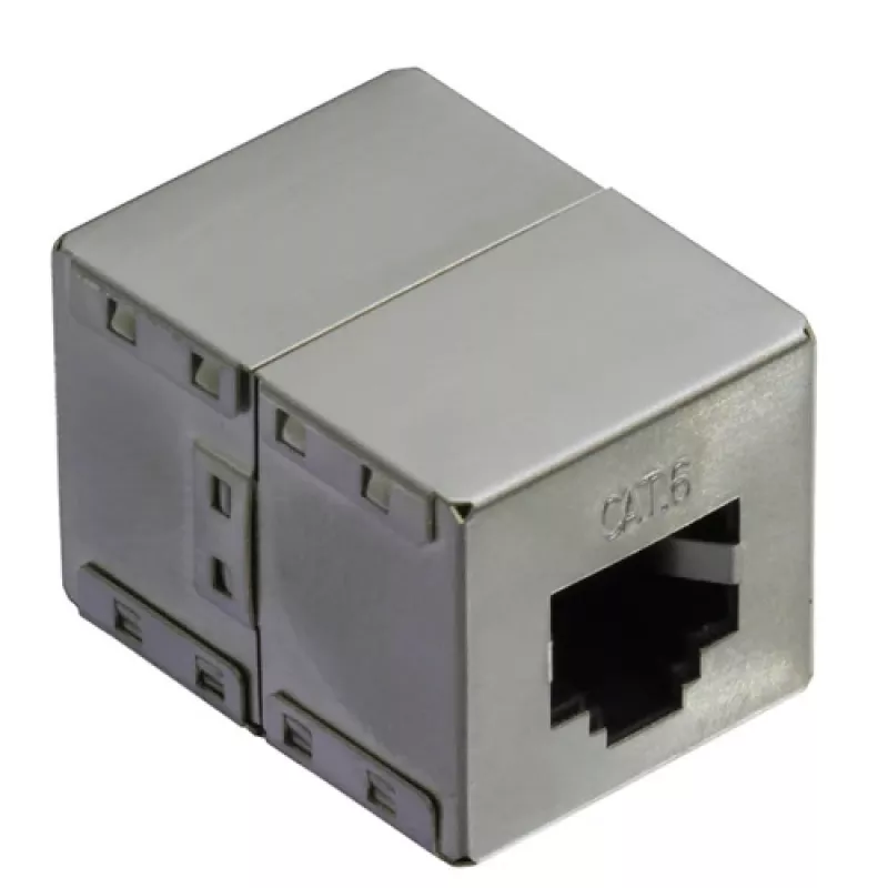 Giunto modulare RJ-45 VALUE Cat.6 schermato argento