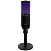 LORGAR SMP40, microfono RGB con tasto di mute esterno e supporto in metallo, nero