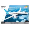 Set di costruzione Cobi Boeing 737-8 — 340 pezzi, età consigliata 7+, blu e bianco