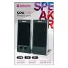 Diffusori da scrivania/da scaffale DEFENDER SPK-170 2.0, 4 W RMS, con filo USB 5 V, 3,5 mm, nero