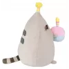 Peluche Pusheen di Pusheen — peluche 24 cm con cappello di compleanno e torta