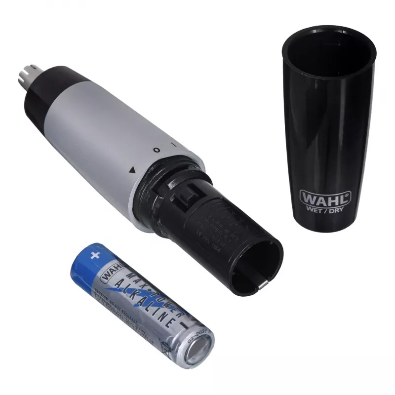 Wahl 05642-135 Trimmer per naso e orecchie, nero/argento