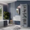 Top E Shop S33 BIEL mobile contenitore per bagno, bianco