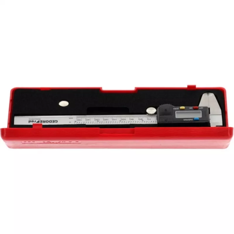 Gedore RED R94420021 3301430 calibro digitale, 0–153 mm, mm/pollici, grigio