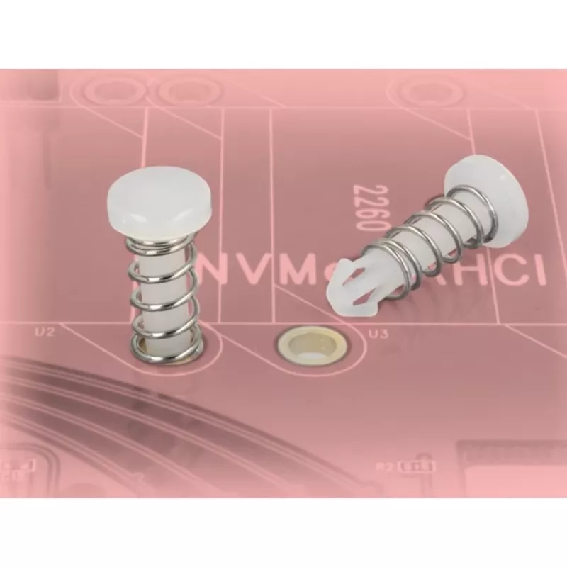 Rivetto a scatto per dissipatori Delock - set 10 pezzi bianco (18272)