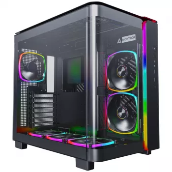 Montech KING 95 PRO Midi-Tower, vetro temperato, ARGB - nero