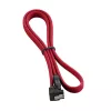 CableMod ModMesh - cavo SATA - Serial ATA 150/300/600 - SATA (W) ad angolo retto su SATA (W) - 60 cm - rosso (CM-CAB-RSAT-N60KR-R)